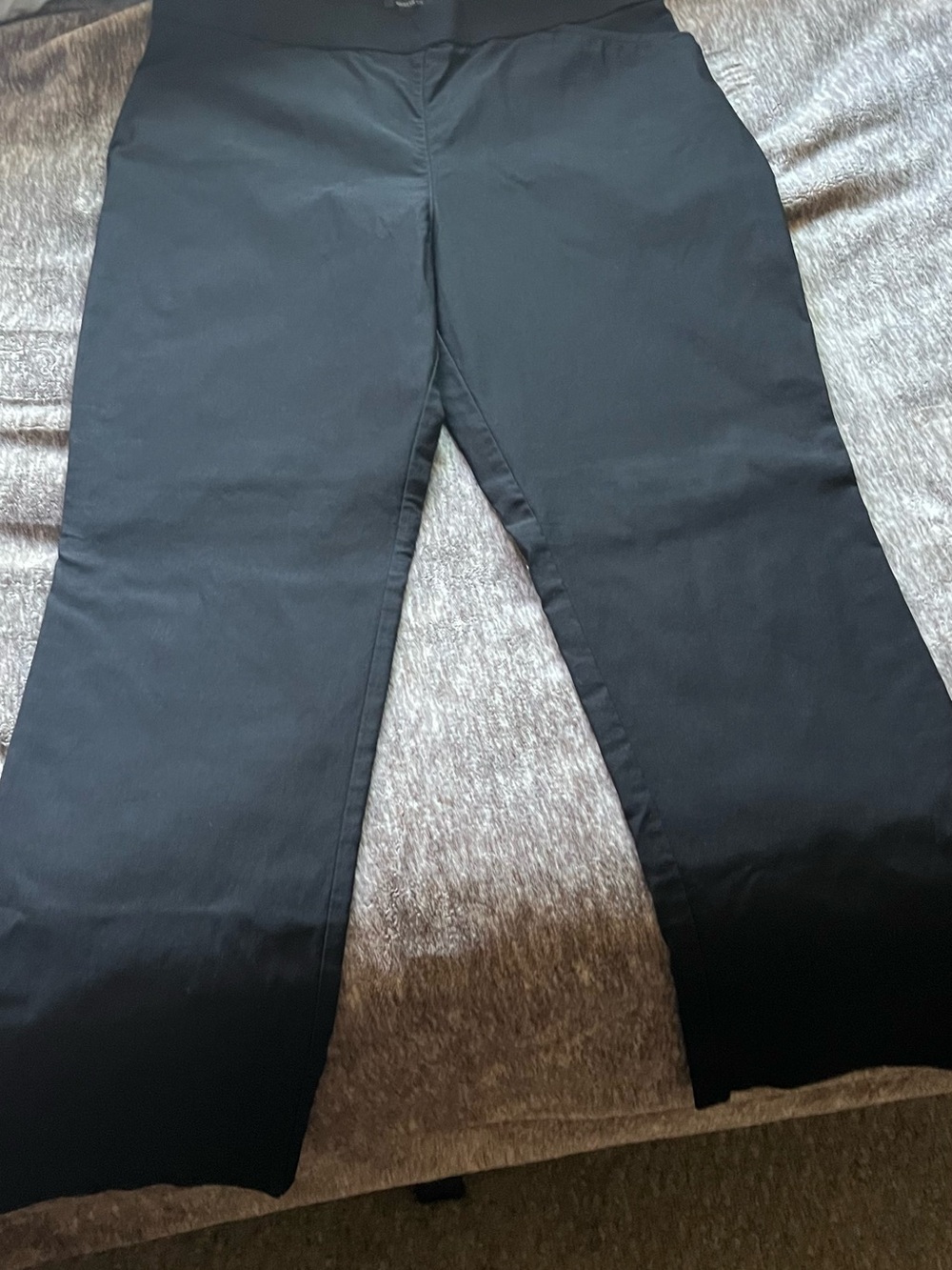 Black Women's Stretch Flare Trousers